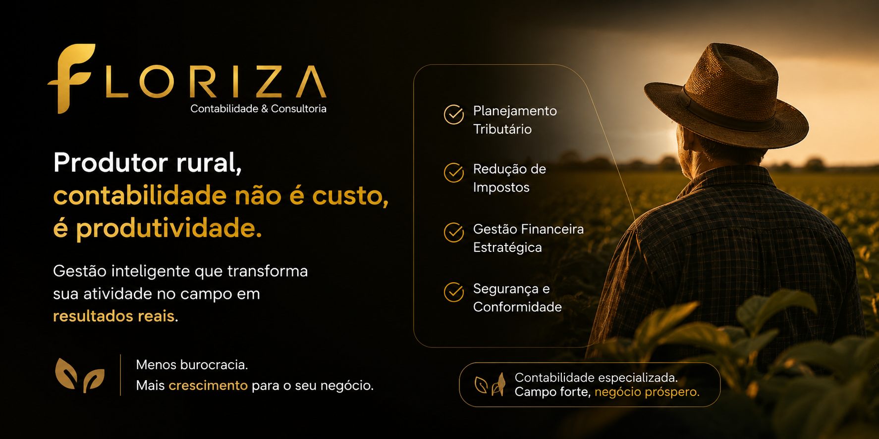 Contabilidade para produtor rural: planejamento tributário, redução de impostos e gestão financeira estratégica